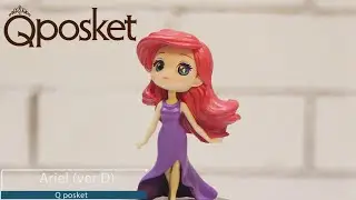 Обзор фигурки Русалочка в фиолетовом платье Q Posket Petit. Petit: Ariel (ver D) preview