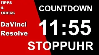 Davinci Resolve: Stoppuhr | Countdown erstellen