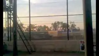 Kankakee County Fair school bus figure 8 crash #1