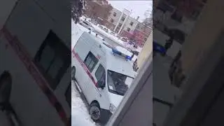 В Уфе застряла скорая