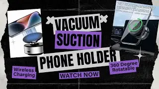 Vacuum Magnetic Phone Holder με Δυνατή Απορρόφηση & Βάση Κενού Αέρα