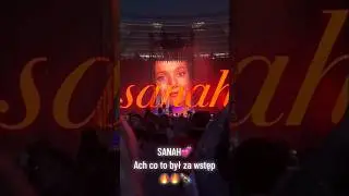 Koncert Sanah | wejście cz. 2 #hit #musician #music #koncert #popstar #show #singer #concert #sanah
