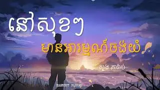 នៅសុខៗមានអារម្មណ៍ចង់យំ សួង ភារ៉ាប់ COVER [ LYRICS AUDIO]
