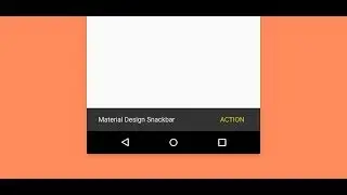 55. Create a Snackbar