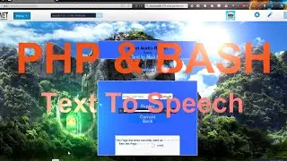 Linux Web Server PHP & Bash Text To Speech App