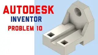 Autodesk inventor problem 10 in | Isometric view | Technical drawing | Engineering drawing