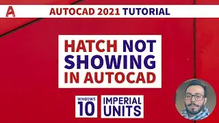 Autocad Hatch | Hatch Showing Solid | Autocad 2021 Tutorial