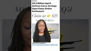 Claim $25 from #spiritairlines ! If you Flew between 2011 - 2017, CLAIM Yours Too | Shamika Saves