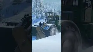 Уборка снега. Кировец К700. SnowRunner #offroad #snowrunner #snowrunner4k #snowrunnermods #shorts