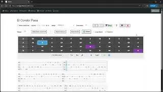 Geoshred, creating tab from a midi file in the GeoTab part of SongPerformer