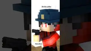 IT'S THE POLICE DROP ALL YOUR WEAPONS! - Minecraft Animation #shorts #minecraft