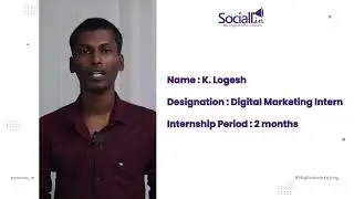 Digital Marketing Intern | Testimonial Video | Interning at Sociall.i
