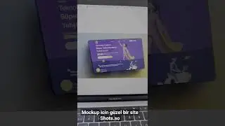 Mockup / Model için güzel bir site. shots.so