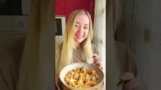 Těstoviny s kuřetem a sýrem