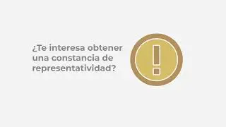 ¿Para qué es la constancia de representatividad?