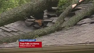 Severe storms cause damage west of Kansas City metro Tuesday