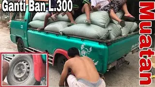CARA GANTI RODA PICKUP MITSUBISHI L300 SAAT MUATAN BERAT