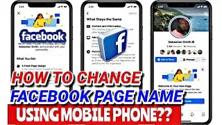How To Change Facebook Page Name(Using Mobile Phone).....
