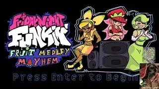 Big Melons👀 - FNF Fruit Medley Mayhem Mod!! [HARD MODE]| Friday Night Funkin' [ONE-HANDED]