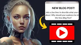 Turn Blog Post To Video AI ( Just By 1 Click )