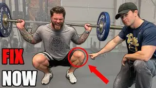 Knee pain when squatting? Try these exercises to help fix knee pain (5 tips for knee pain)