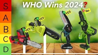 Best Cordless Mini Chainsaws 2024 - Don’t Waste Your Money!