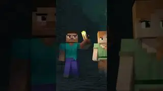 Warden fight - Alex and Steve Life (Minecraft Animation)#minecraftanimation