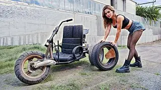 Making Drift Tricycle on CUSTOM WHEELS!🛞