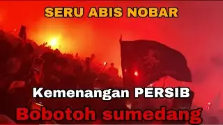 Bobotoh persib sumedang merayakan kemenangan PERSIB maung bandung