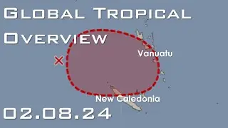 94P (05F) Developing; Expected to Bring Heavy Rain to Vanuatu and New Caledonia