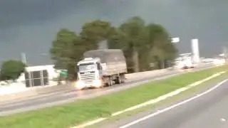Tempestade em Curitiba.