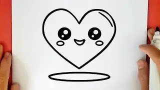 COMO DESENHAR UM CORAÇÃO KAWAII