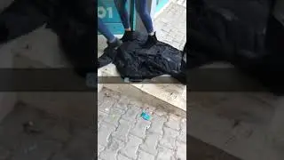 beatiful girl dirty candid coats trample