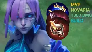 NOVARIA MVP FULL GAMEPLAY MOBILE LEGENDS 2024