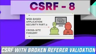 csrf with broken referer validation - csrf with broken referer validation