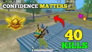 CONFiDENCE MATTERS🔥| 1v4 | PUBG MOBILE LITE