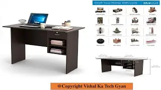 Unboxing & Assembly of Study, Laptop, Computer Table for Home & Office | Is it worth under 7000???