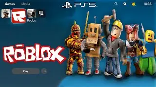 PLAYING ROBLOX ON PS5! (OFFICIAL GAMEPLAY)