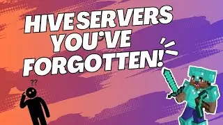 Top 3 Minecraft Hive servers you've forgotten!