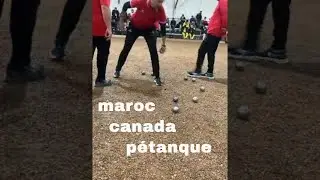 ahsp MAROC & CANADA coupe du monde de la pétanque homme santa susanna espagne