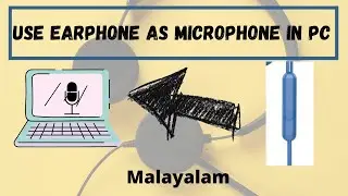 Use earphone as a mic on pc|Use earphone as a microphone on pc|Microphone in pc|Mic not working onpc