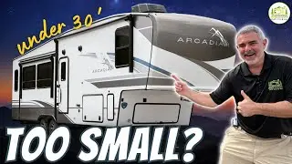 5th Wheel Campers Tour - Under 30 Feet and Perfect for Couples