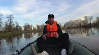 Надувной рыболовный каяк Фишмастер. 