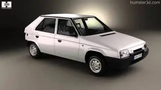 Skoda Favorit 1995 3D model by 3DModels.org