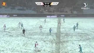 AaB - FC Nordsjælland (16.03.2013) ...blev aflyst efter 18 minutter!