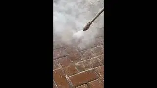איך מנקים אבנים משתלבות בכניסה לבניין - 053-352-5201 - נקי בלחץ