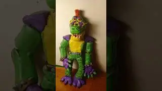 Монти из фнаф 9 из пластилина.Monti from fnaf 9 from plasticine .