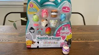 Opening a 8 pack of Squishmallow Squishalongs Toys