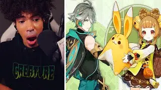 New Player Reacts To Alhaitham and YaoYao Character Demos! | Genshin Impact