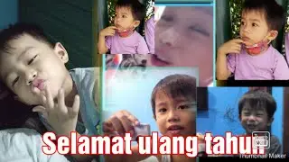 Ulang tahun AQMAR ke 4 semoga menjadi anak yg soleh.